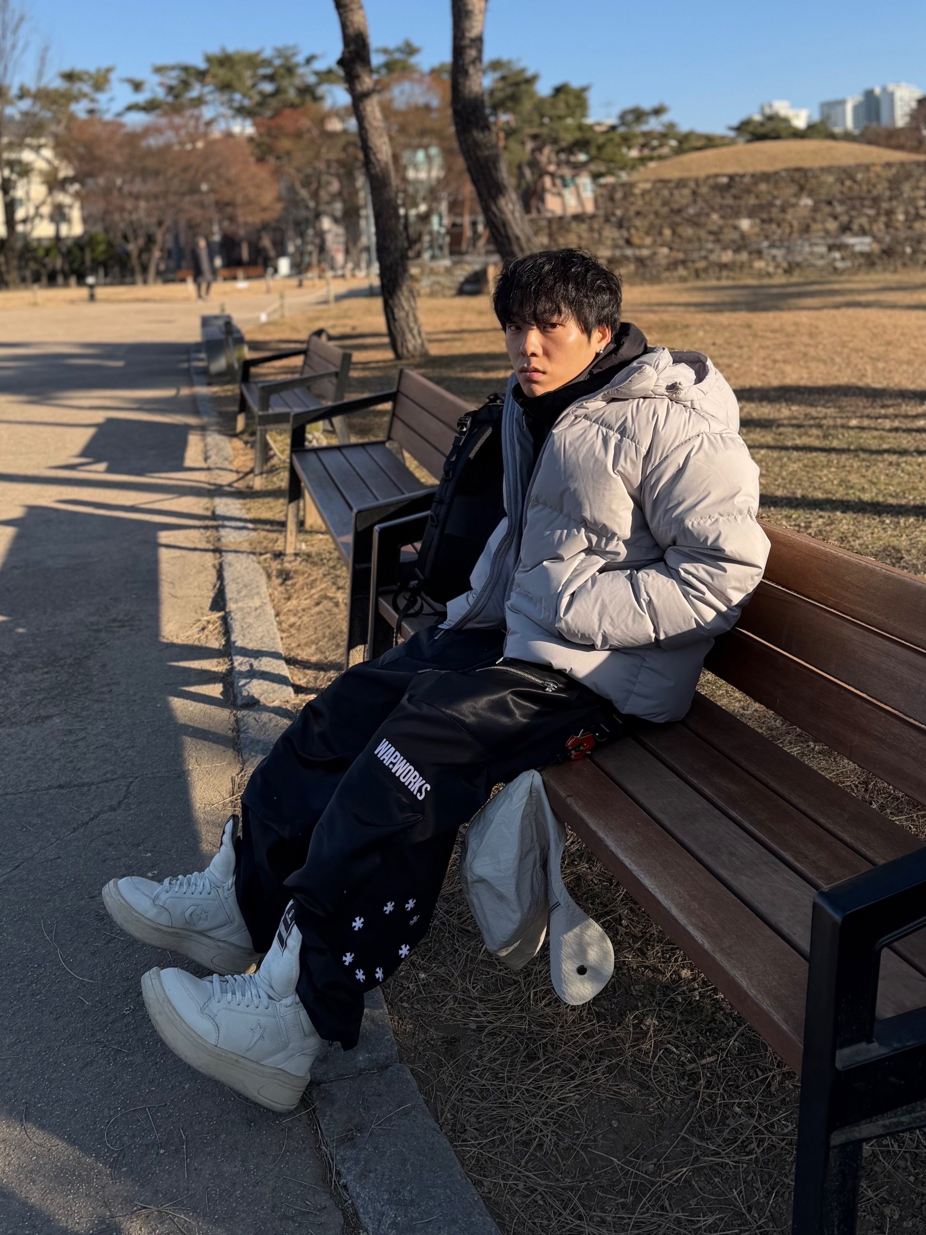 Converse x Drkshdw Turbowpn Egret 착용 스타일 - 1