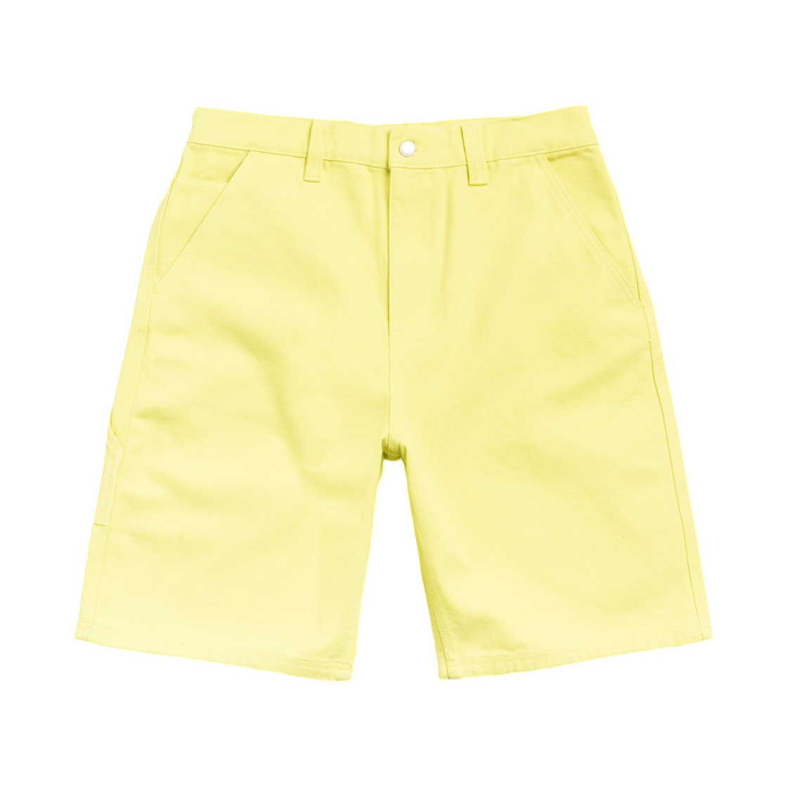 112350 Stussy Work Shorts Canvas Yellow