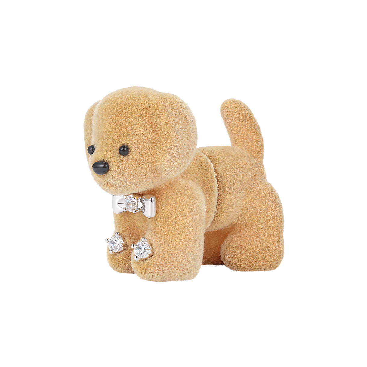 위민 스플릿 퍼피 이어링 라이트 브라운 - 26SS(Yvmin Split Puppy Earring Light Brown - 26SS) - 5