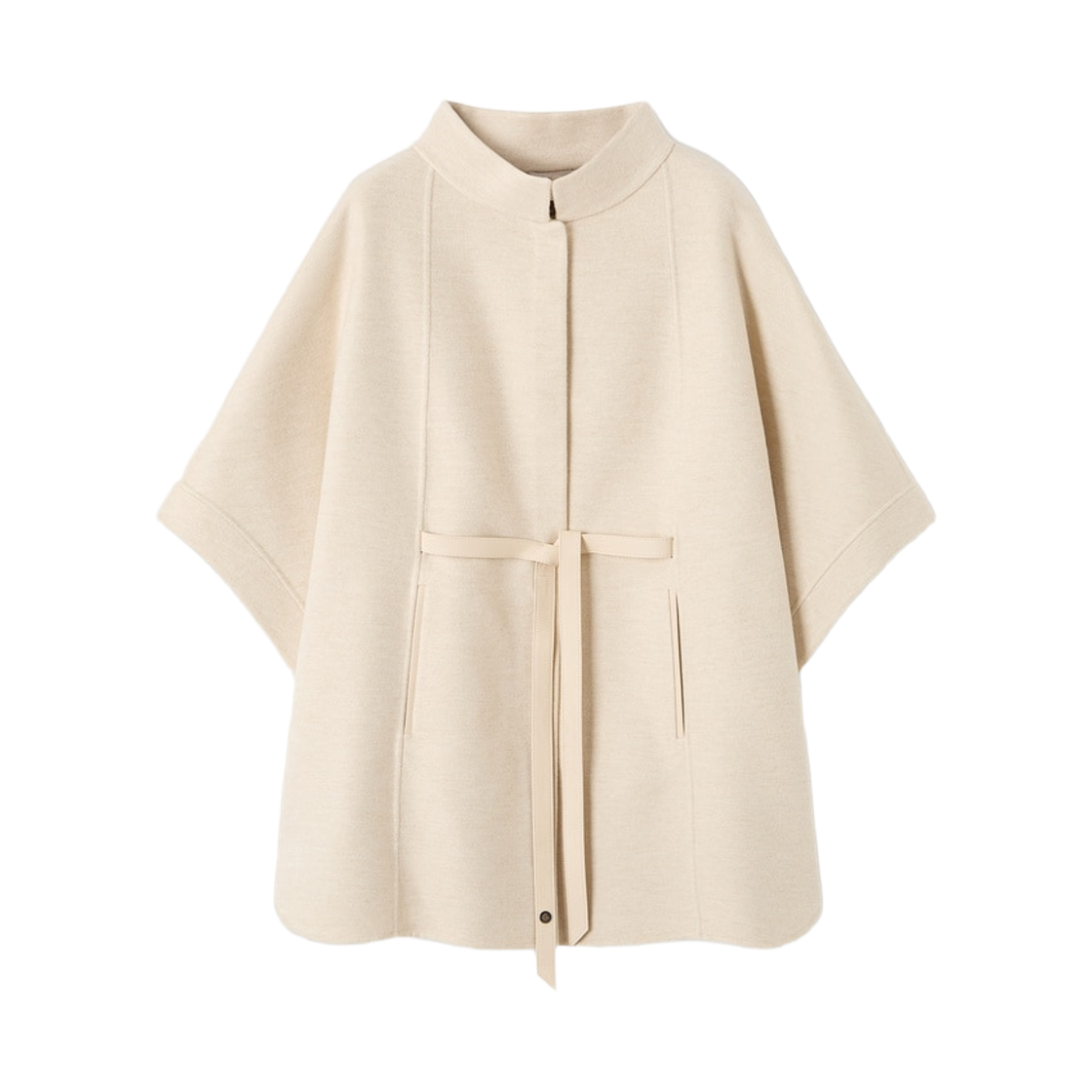 (W) 로로 피아나 솔즈버그 케이프 내츄럴 멜란지((W) Loro Piana Salzburg Cape Natural Melange) - 1