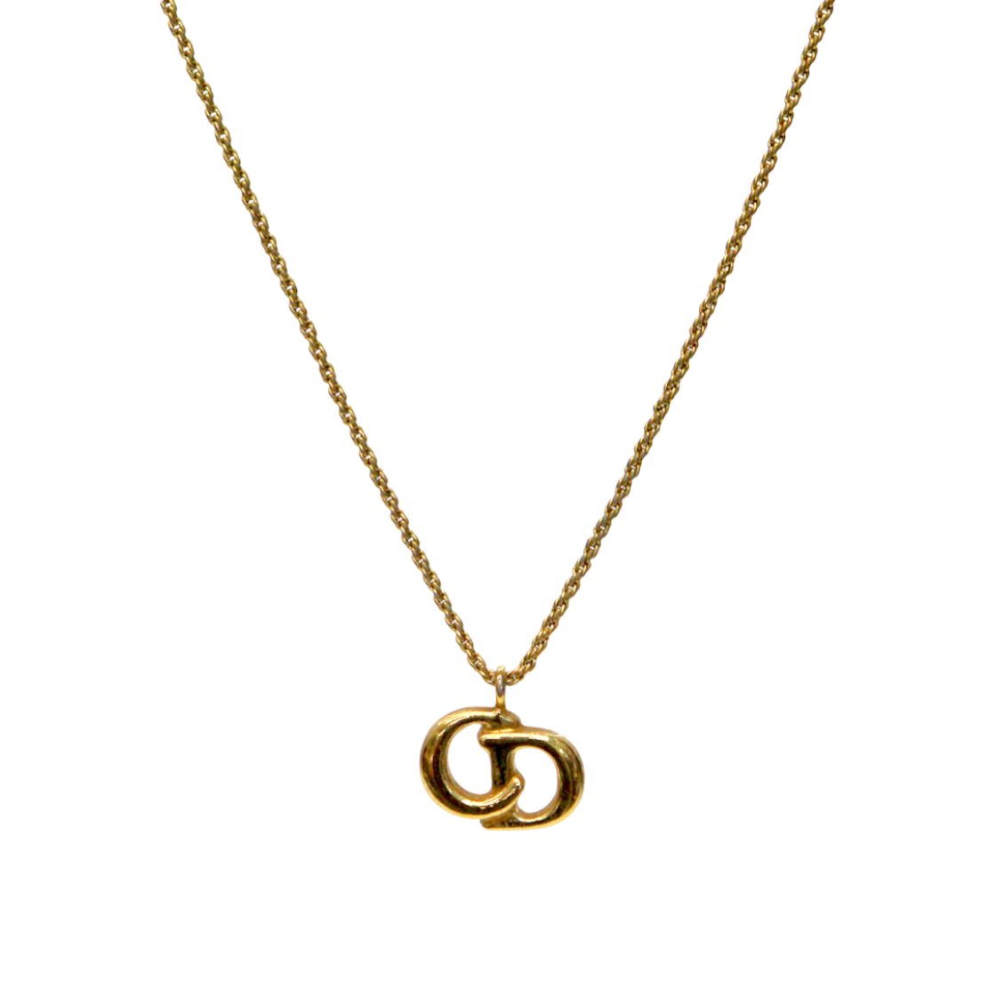 ITFELU5N7DBR Dior CD Gold Necklace A-B48880