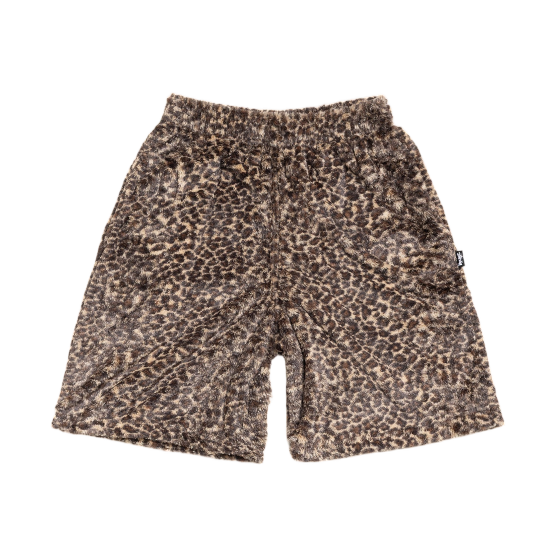 112344 Stussy Leopard Shorts Brown