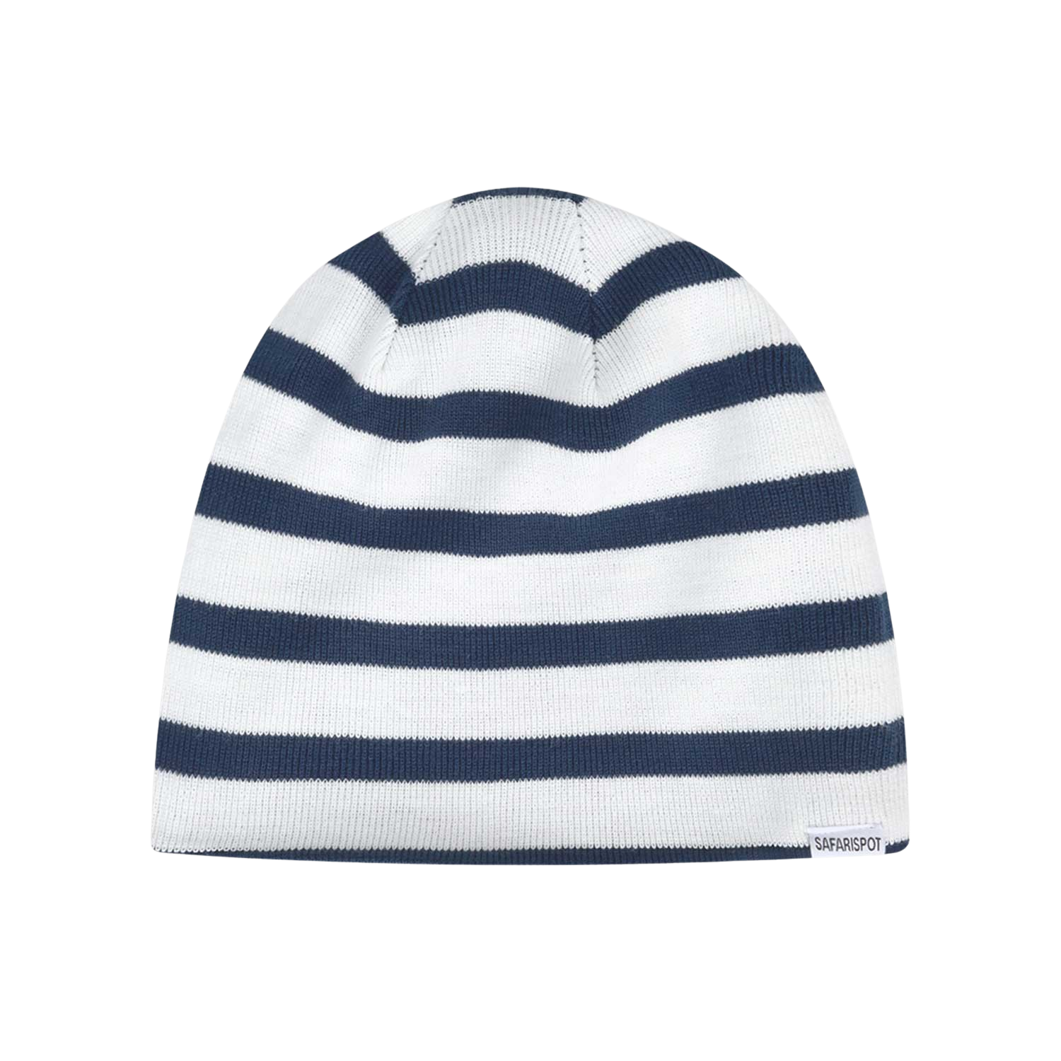 SCG21UANNY Safarispot Saf3 Reversible Stripe Beanie Navy/White