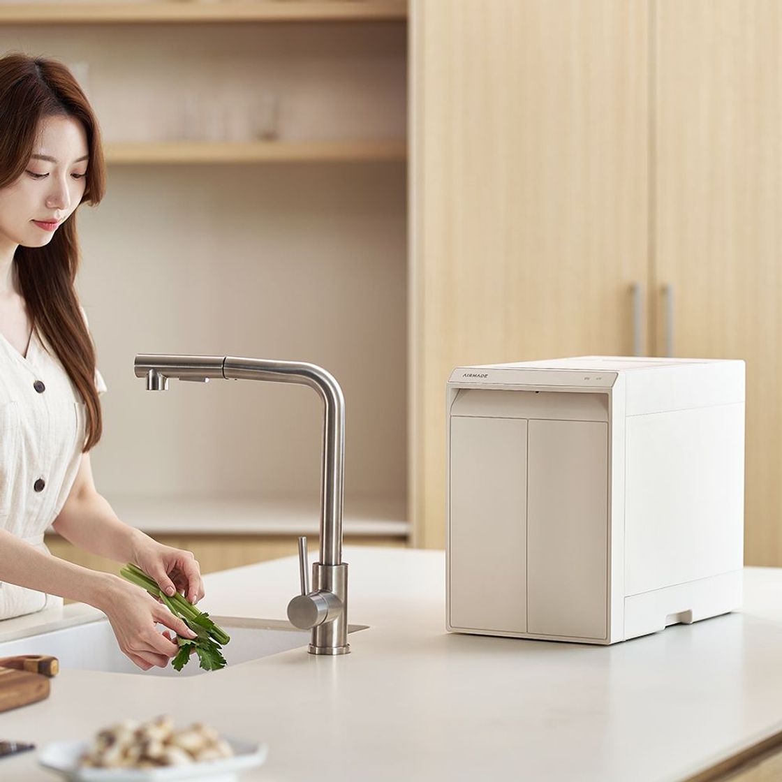 에어메이드 듀얼 히팅 음식물 처리기_4.5L_THE BRIX AFC-451 베이지(AIRMADE Dual Heating Food Waste Disposer_4.5L_THE BRIX AFC-451 BEIGE) - 8
