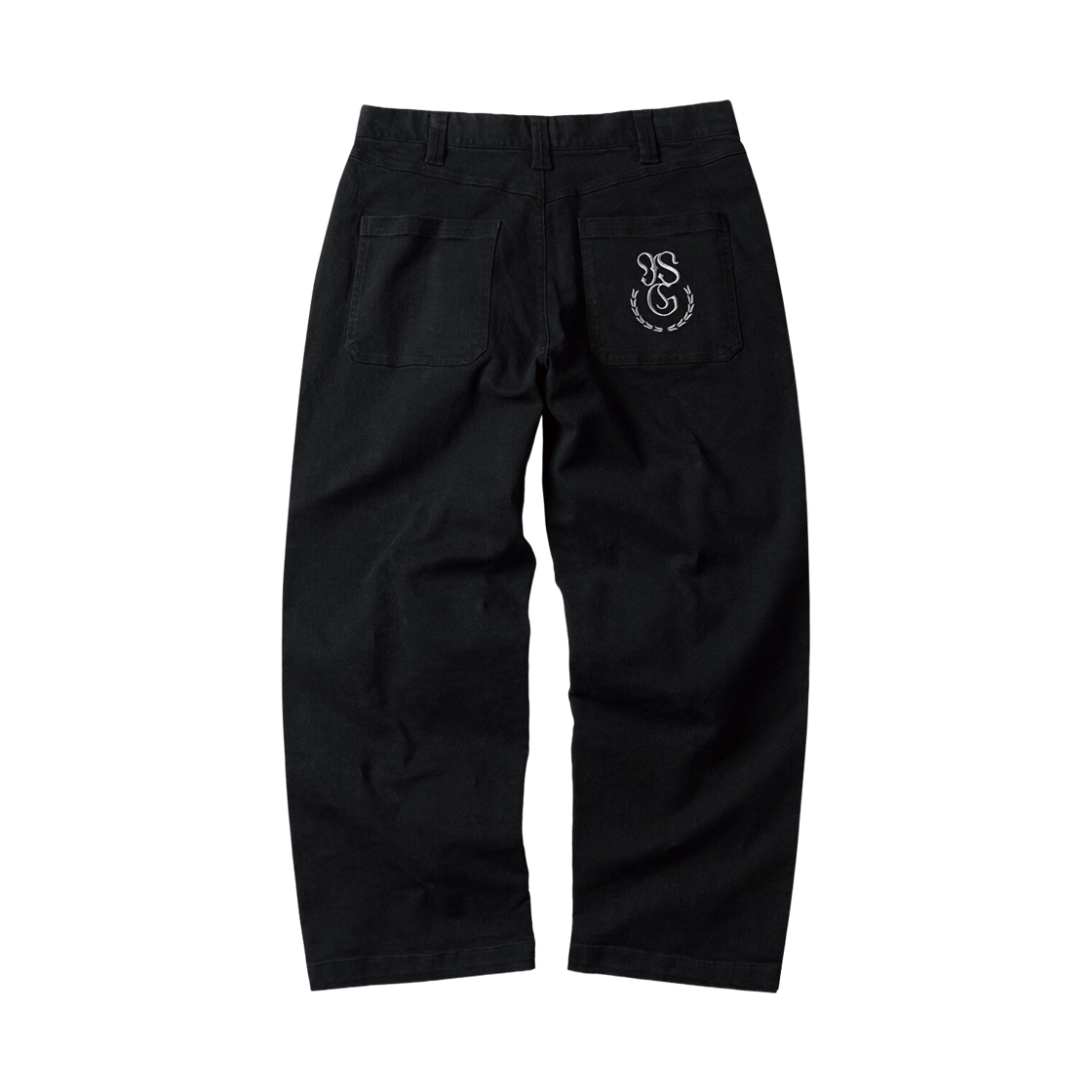 인세인개러지 인세인 엠브로이더드 우븐 팬츠 - 워시드 블랙(INSANE GARAGE Insane Embroidered Woven Pants_Washed Black) - 2