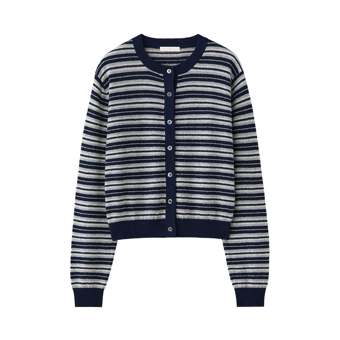 SBF1KC01WNV (W) Suare Woman Cotton Boucle ST Cardigan Navy