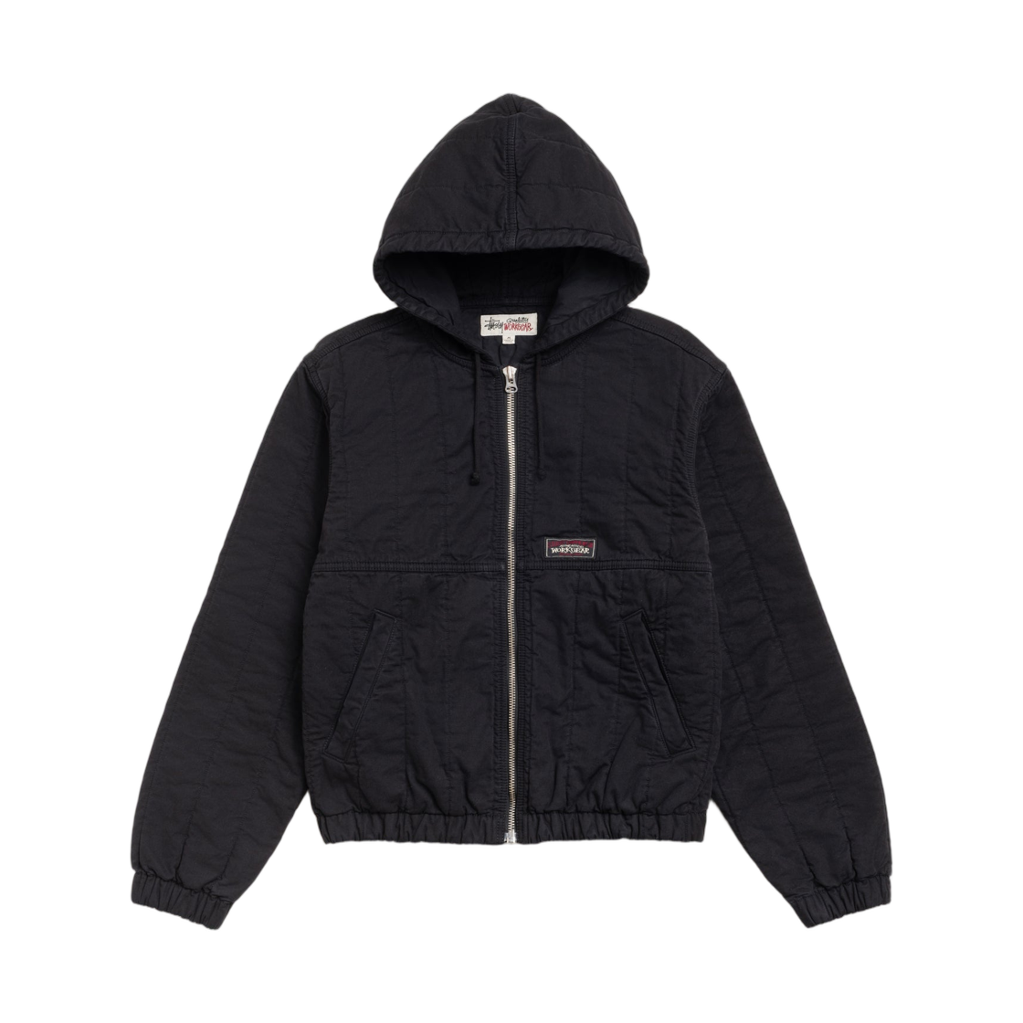 스투시 퀼티드 캔버스 워크 자켓 블랙(Stussy Quilted Canvas Work Jacket)