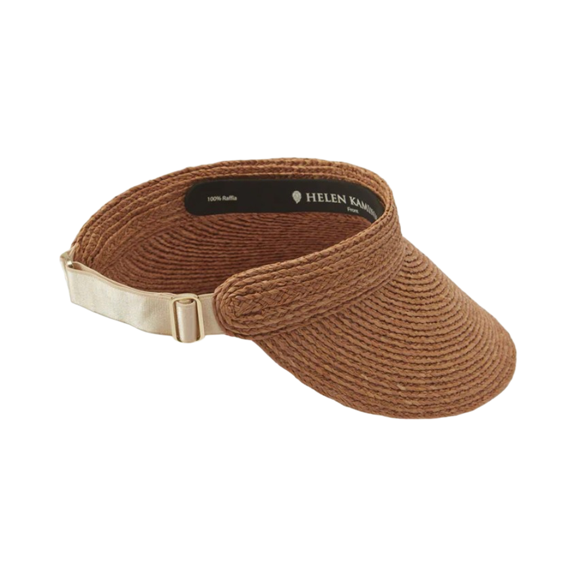 (W) 헬렌 카민스키 커스틴 라피아 브레이드 바이저 누가((W) Helen Kaminski Kirsten Raffia Braid Visor Nougat) - 2