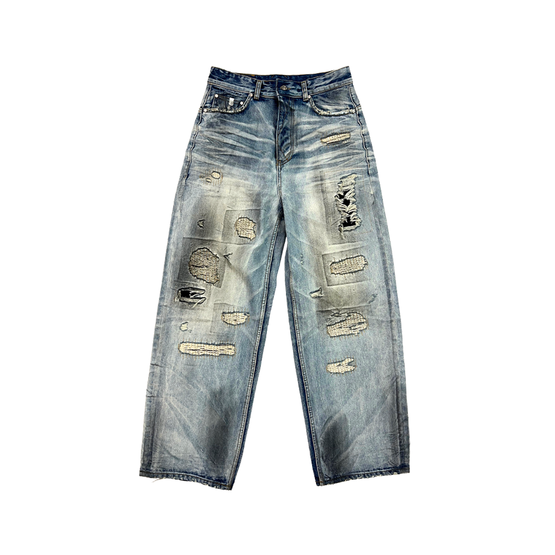 파코서플라이 식보이 데님 팬츠 블루(PACOSPLY Sick Boy Denim Pants Blue)