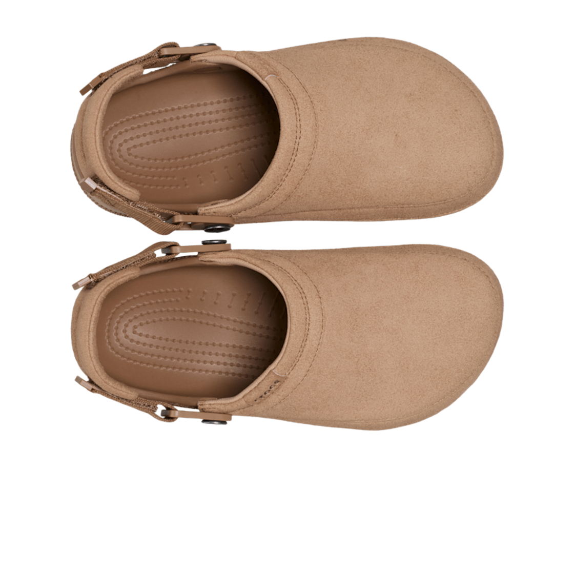 크록스 클래식 크래프티드 비건 스웨이드 클로그 밀크 초콜릿(Crocs Classic Crafted Vegan Suede Clog Milk Chocolate) - 2
