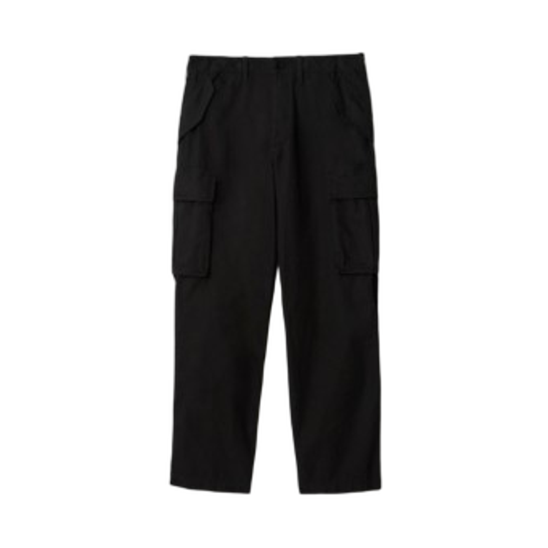 81192041 Burberry Cotton Cargo Trousers Black