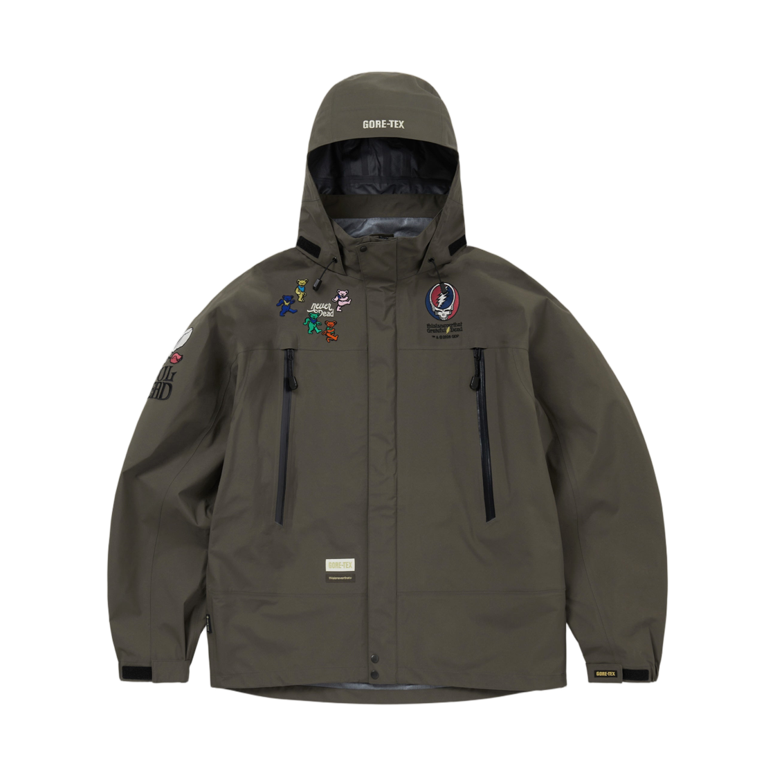 디스이즈네버댓 x GD 고어텍스 윈드스토퍼 3L 아이코노그래피 자켓 머드