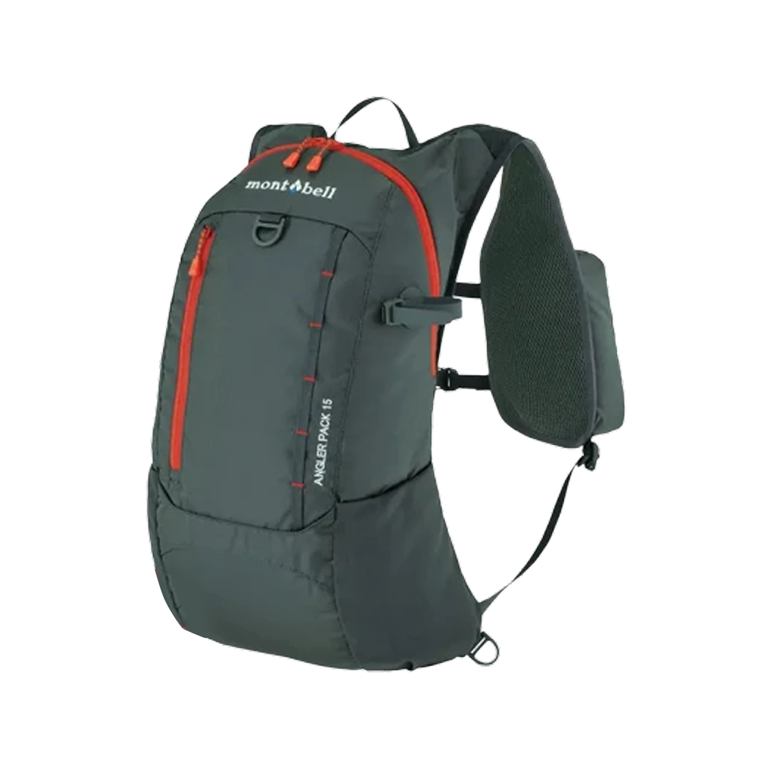 1126178 Montbell Angler Pack 15 Gunmetal