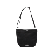 A.P.C. Journal Logo Small Crossbody Bag Black