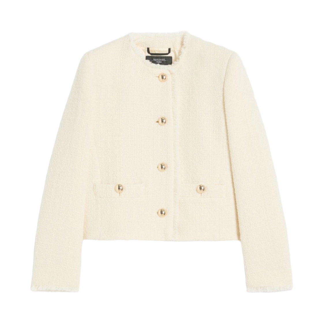 AGAMI-001 (W) Weekend Max Mara Agami Virgin Wool Jacket Ecru