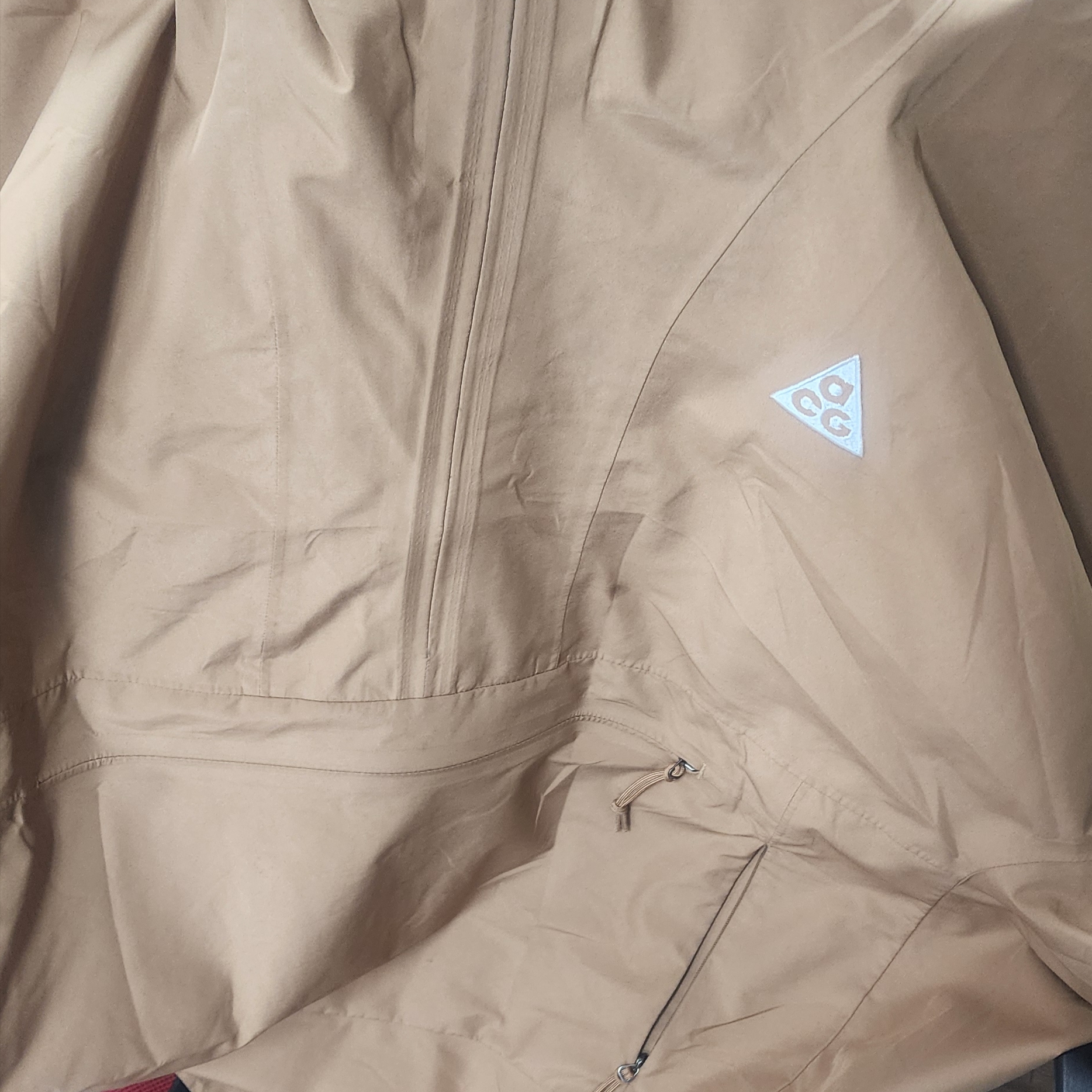 Nike ACG Storm-Fit ADV Cascade Rain Jacket Dark Driftwood- Asia 착용 스타일 - 1