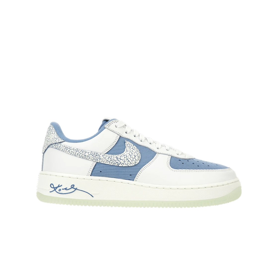 나이키 x 코비 브라이언트 에어포스 1 로우 프로트로 워크 블루 메탈릭 콜드(Nike x Kobe Bryant Air Force 1 Low Protro Work Blue Metallic Gold) - 1
