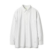 Uniqlo x JW Anderson Oxford Oversized Shirt Striped Off White