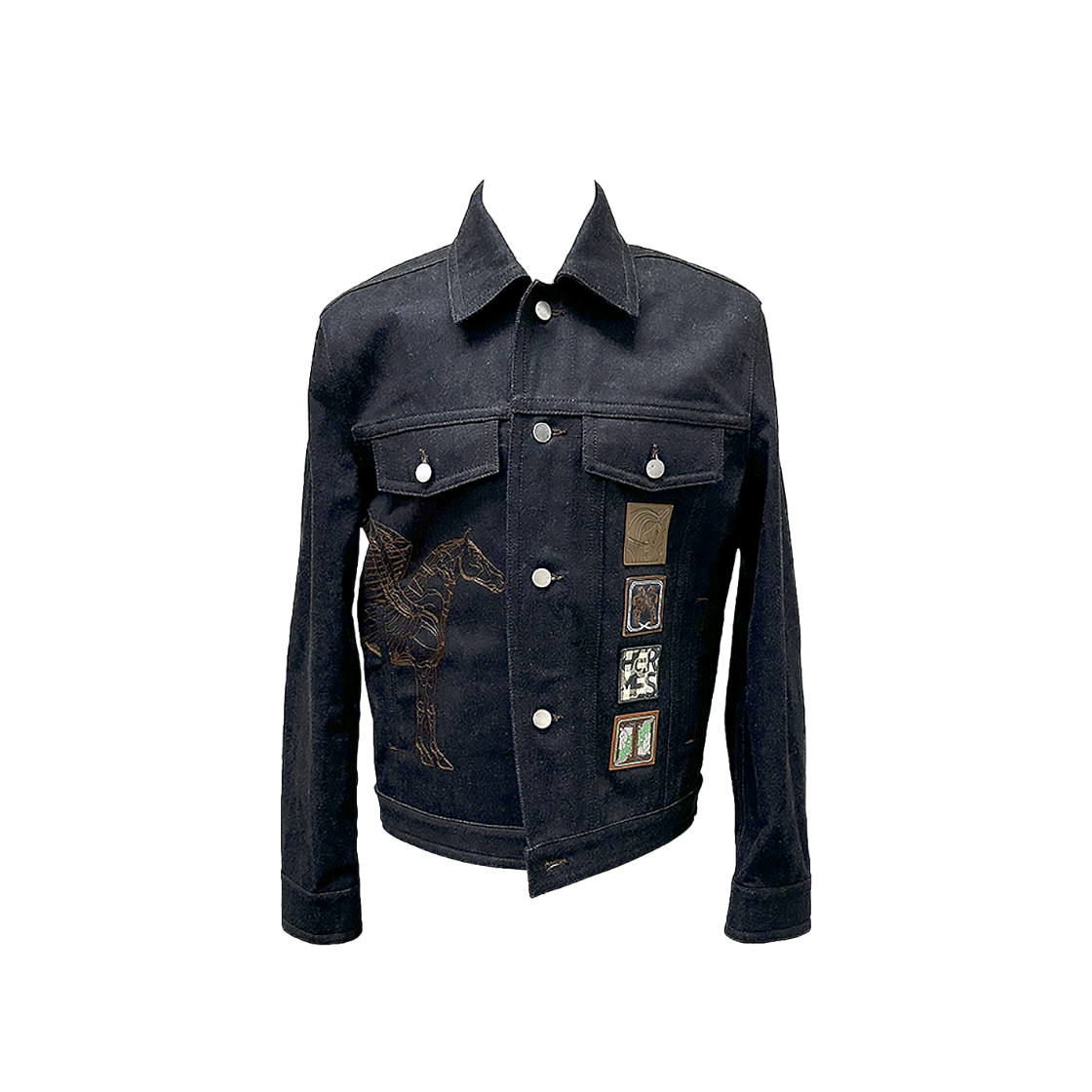 에르메스 남성 데님 블루종 H352180HM60 48(Hermes Men's Denim Bomber Jacket H352180HM60 Size 48) - 1