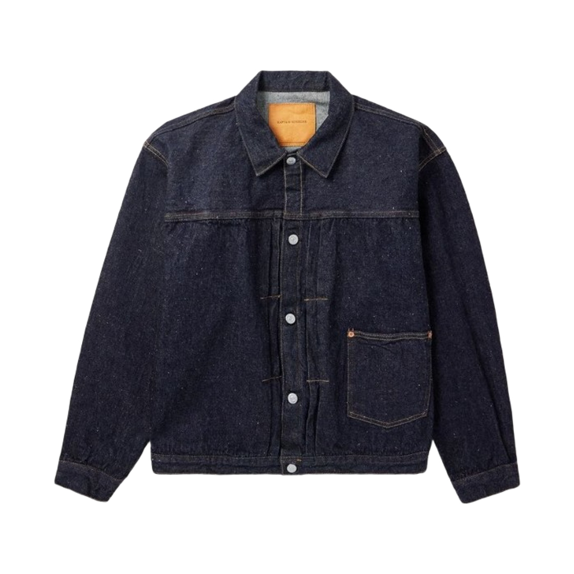 KS25FJK25 Kaptain Sunshine Tracker Denim Jacket Indigo
