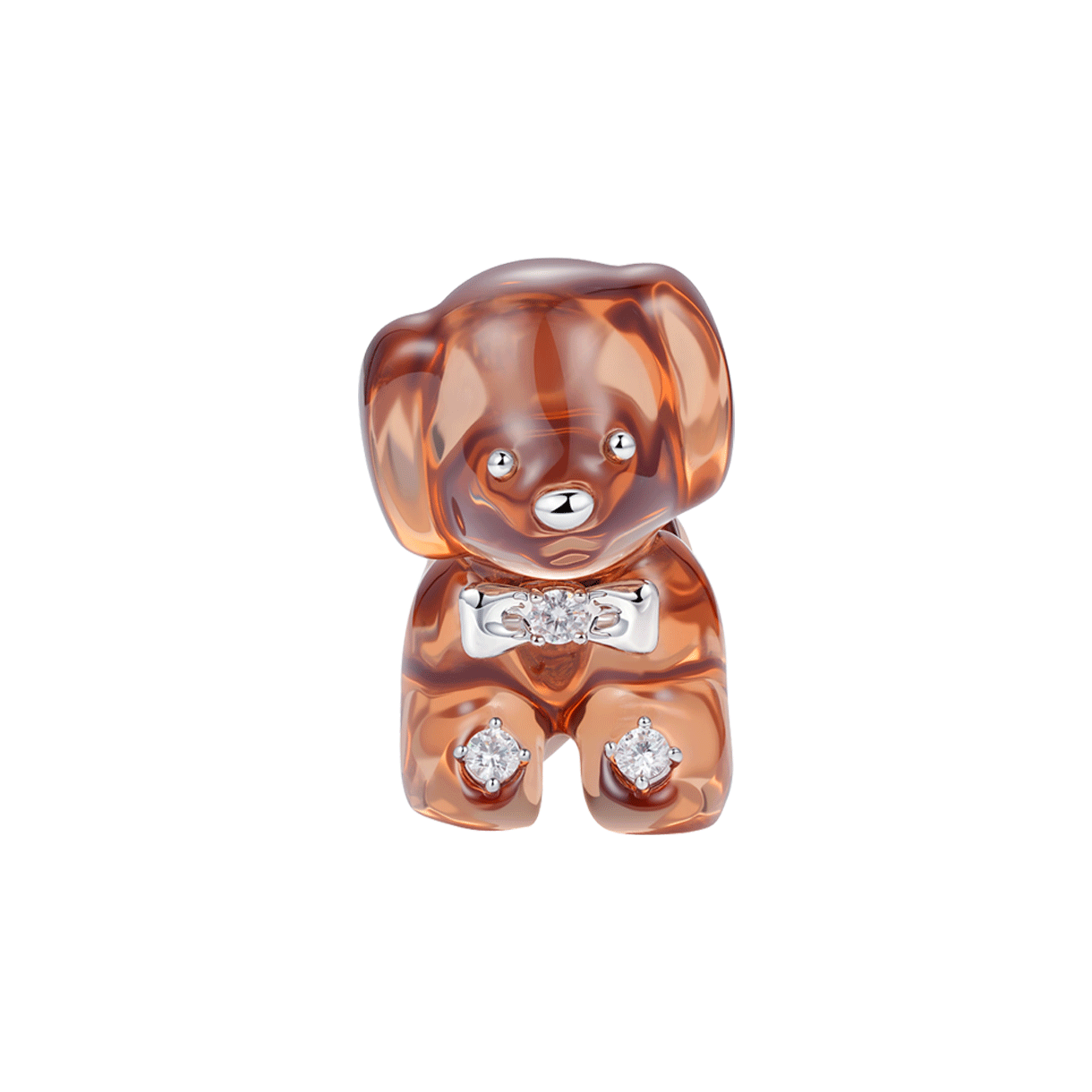 위민 스플릿 퍼피 이어링 트랜스페어런트 - 26SS(Yvmin Split Puppy Earring Transparent - 26SS) - 3