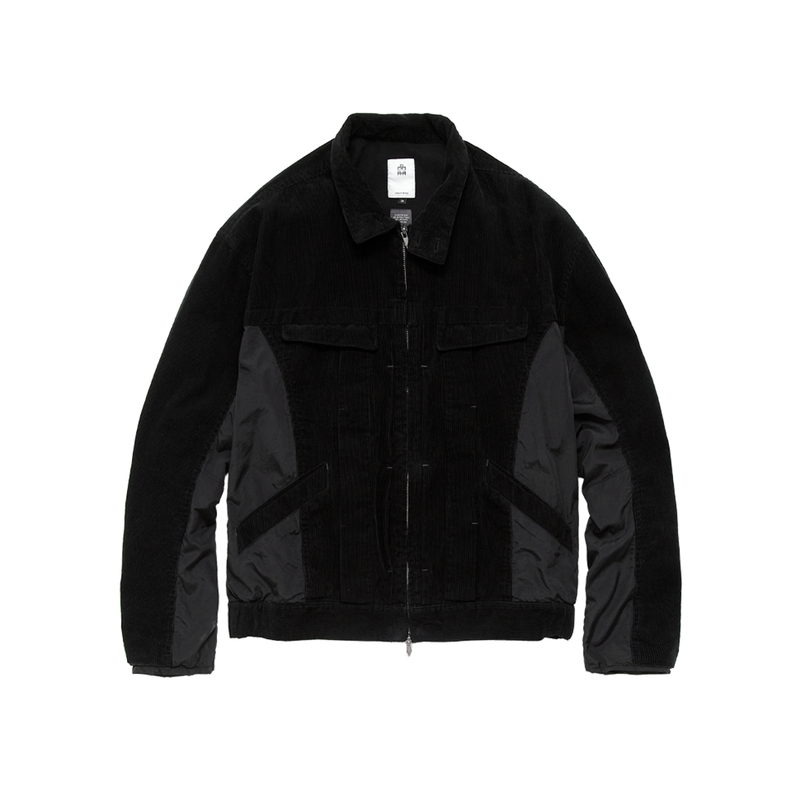 폴리테루 도킹 해링턴 자켓 블랙(Polyteru Docking Harrington Jacket Black)