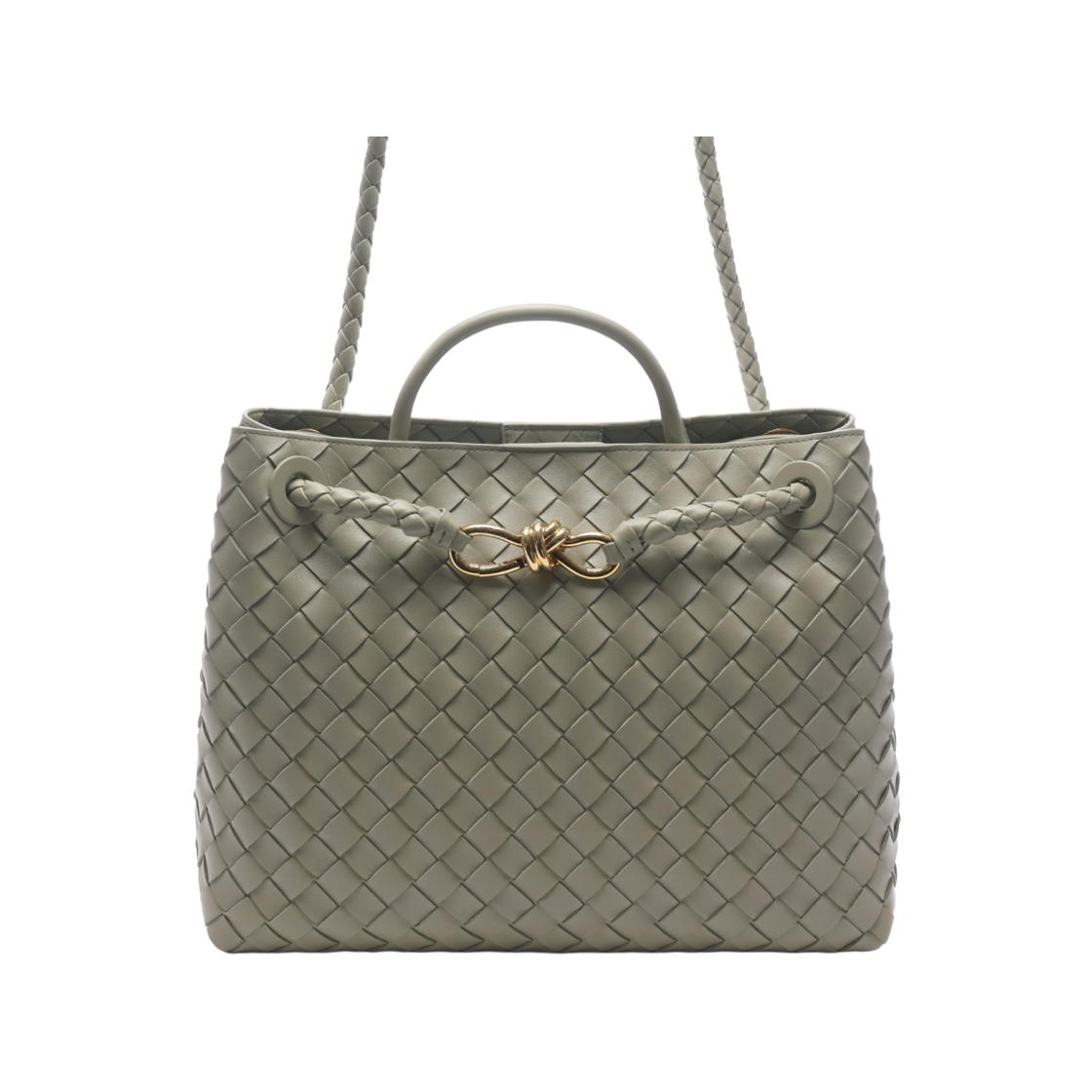 766016 VCPP1 2943 25S [15% 쿠폰] Bottega Veneta Medium Andiamo Travertine