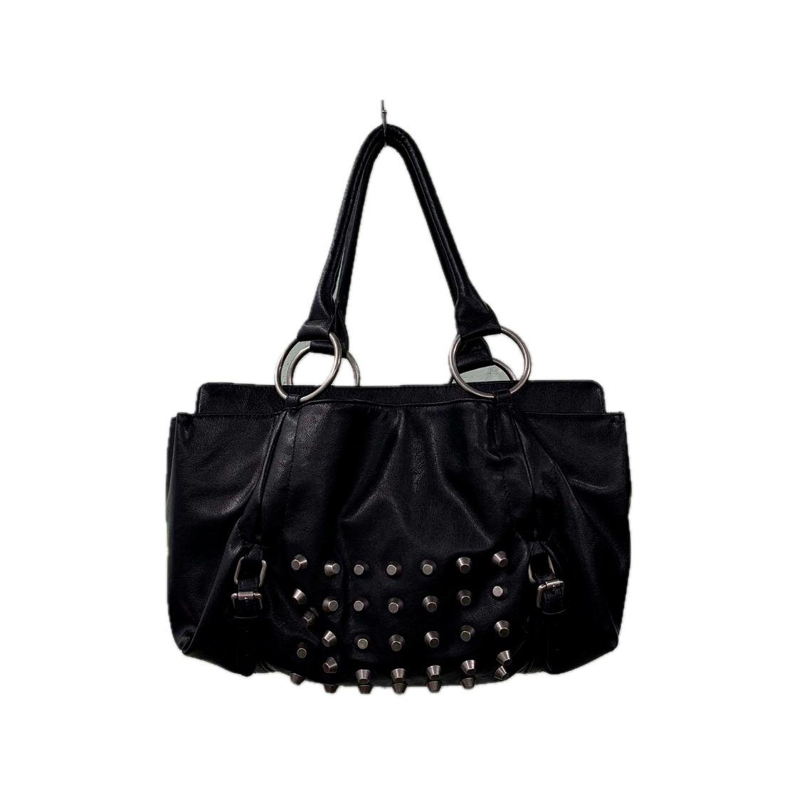 SC26S511BK Sculptor Metal Stud Tote Bag Black