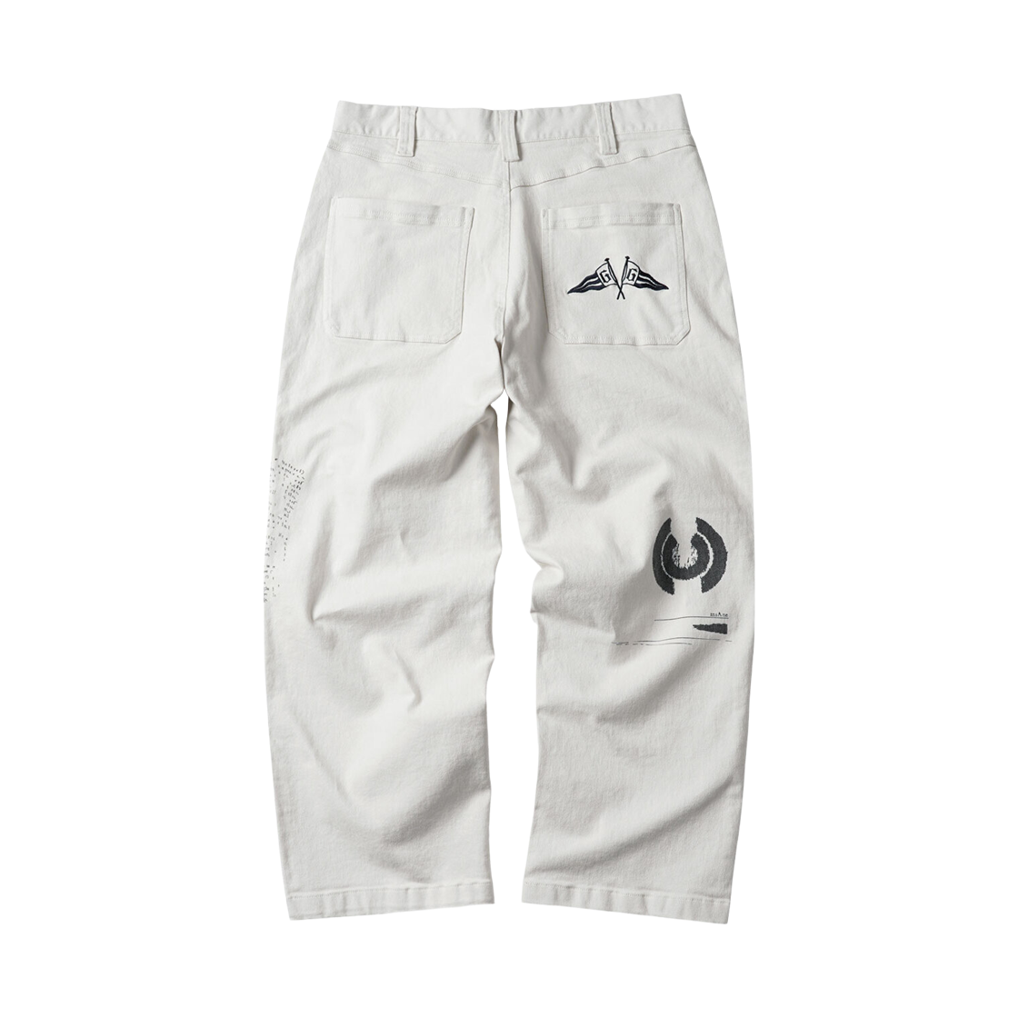 인세인개러지 인세인 그래픽 우븐 팬츠 - 에크루(INSANE GARAGE Insane Graphic Woven Pants_Ecru) - 2