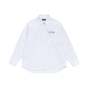 Stussy Standard Logo Shirt Blue Stripe