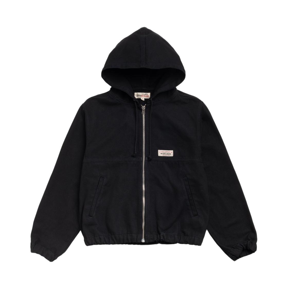 스투시 워크 자켓 언라인드 캔버스 블랙(Stussy Work Jacket Unlined Canvas Black)