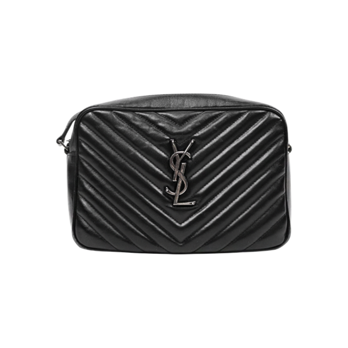 생로랑 블랙 루 카메라 크로스백 C-A49370(Saint Laurent Black Lou Camera Crossbody Bag C-A49370)