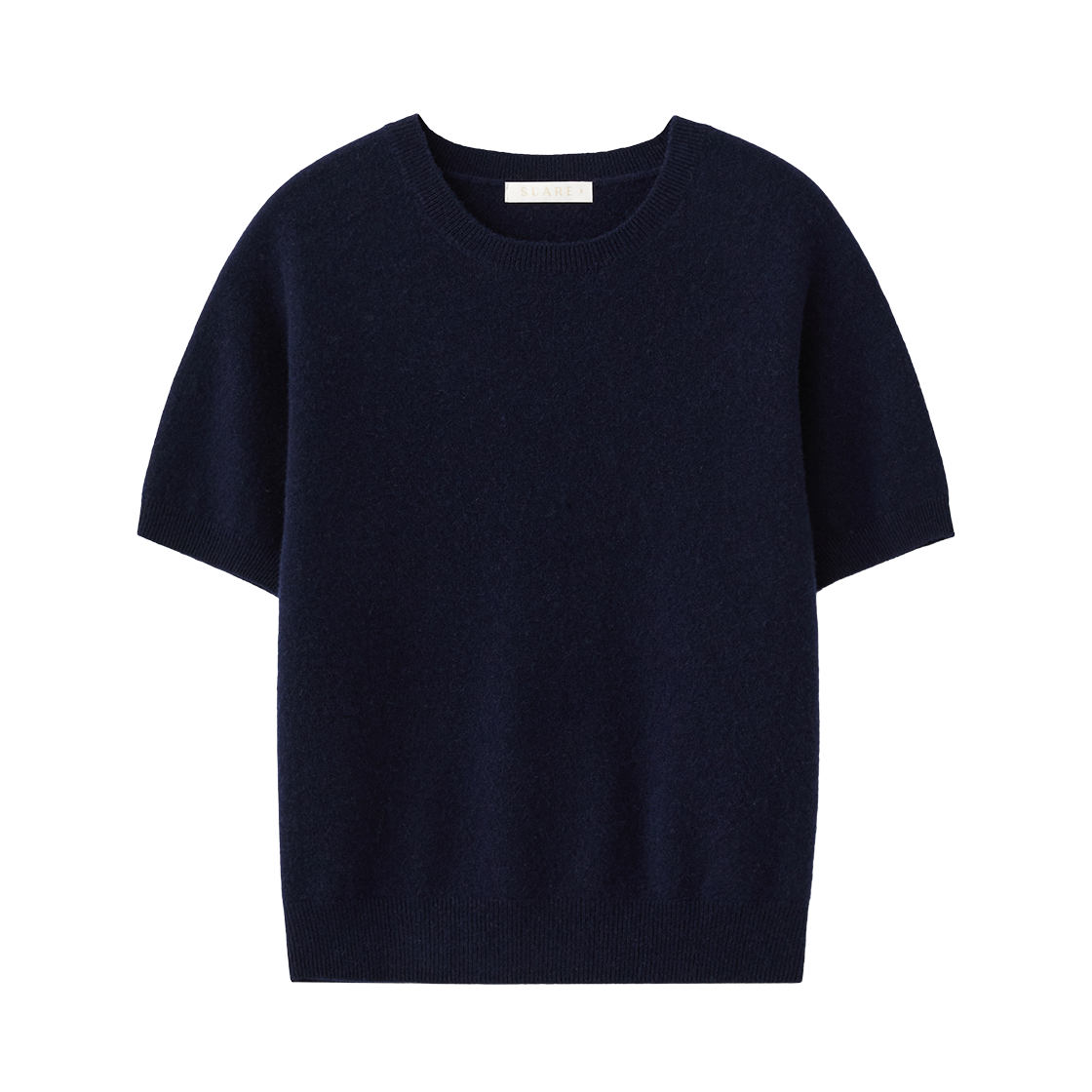 SBF1CK01WNV (W) Suare Woman Cash 10 Wool 90 Whole Garment Half Knit Navy