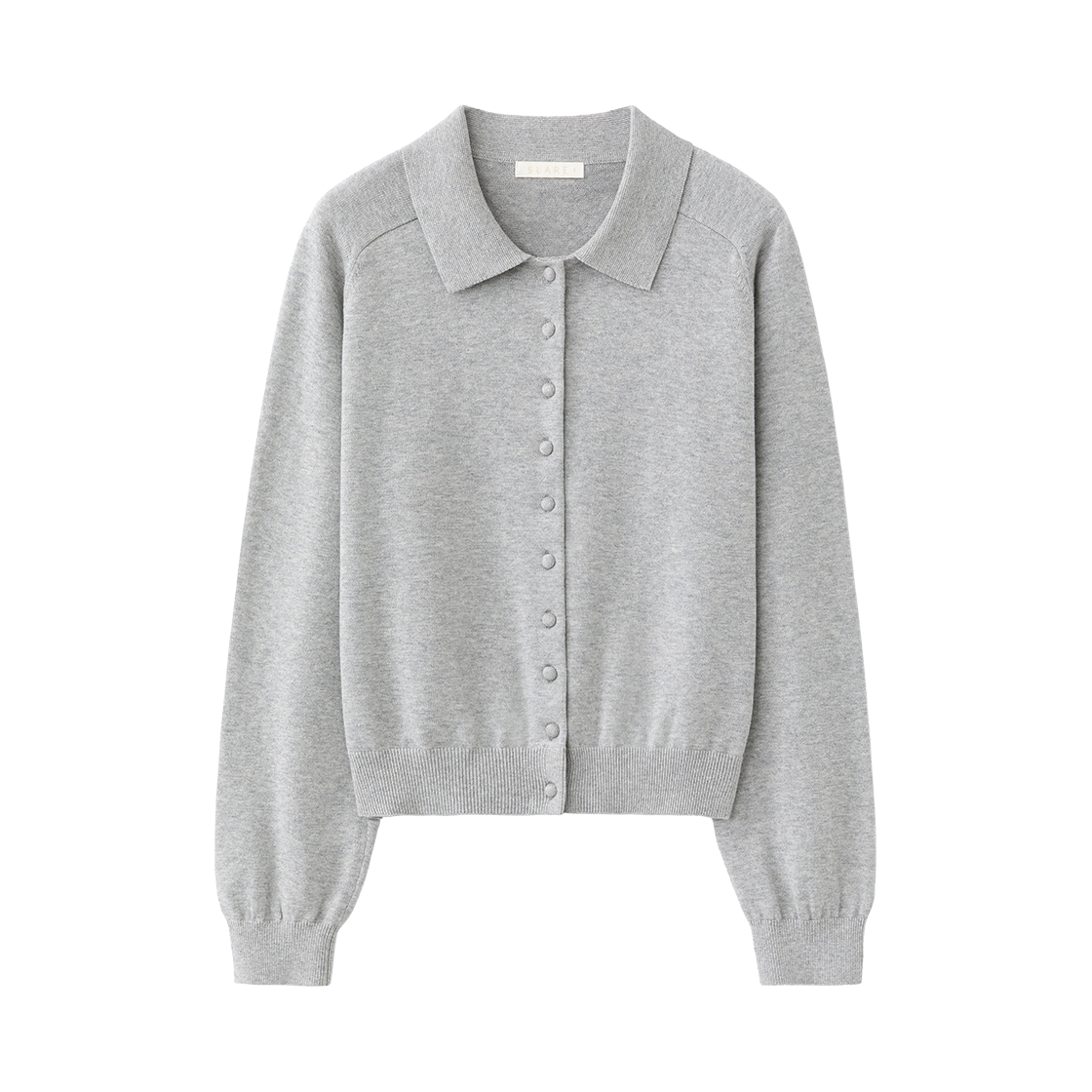 SBF1KC02WMA (W) Suare Woman BEAN Cotton Collar Cardigan Melange