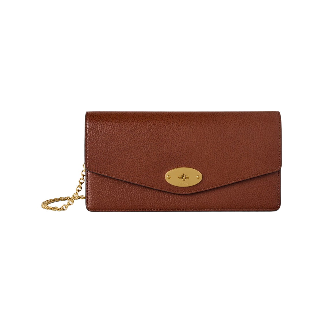 멀버리 스몰 클래식 그레인 달리 클러치 오크 투톤(Mulberry Small Classic Grain Darley Clutch Oak Two Tone)