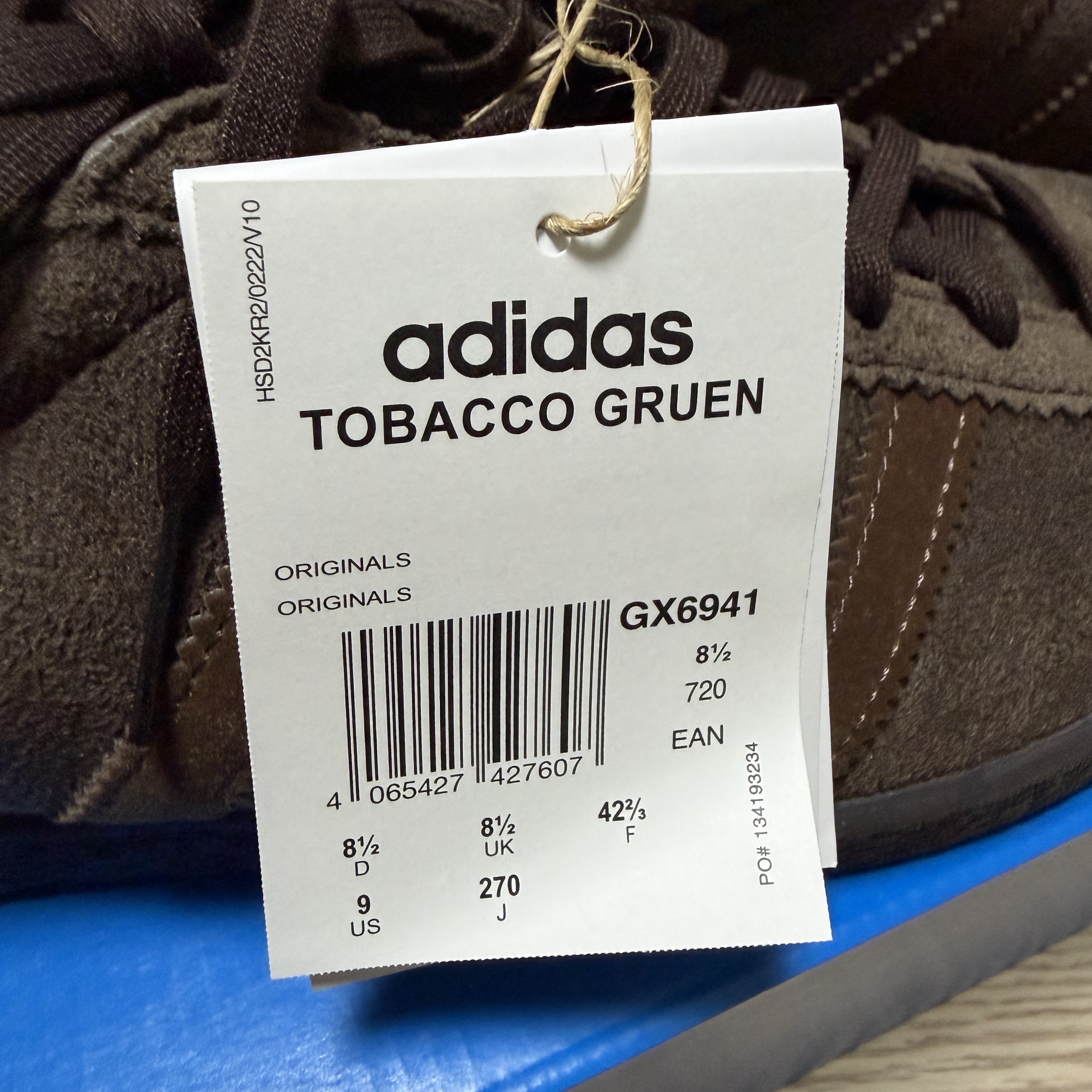 Adidas Tobacco Gruen Dark Brown 착용 스타일 - 3