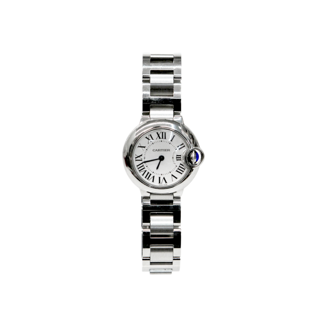 까르띠에 28MM 스틸 발롱블루 쿼츠 시계 D-B49902(Cartier 28MM Steel Ballon Bleu Quartz Watch D-B49902) - 1