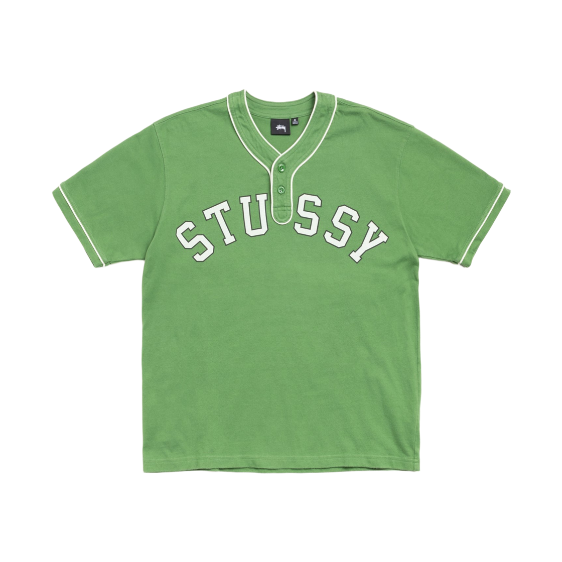 스투시 아치 베이스볼 저지 그린(Stussy Arch Baseball Jersey Green)