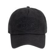 Stussy Mid-Depth Workgear Waxed Snapback Black