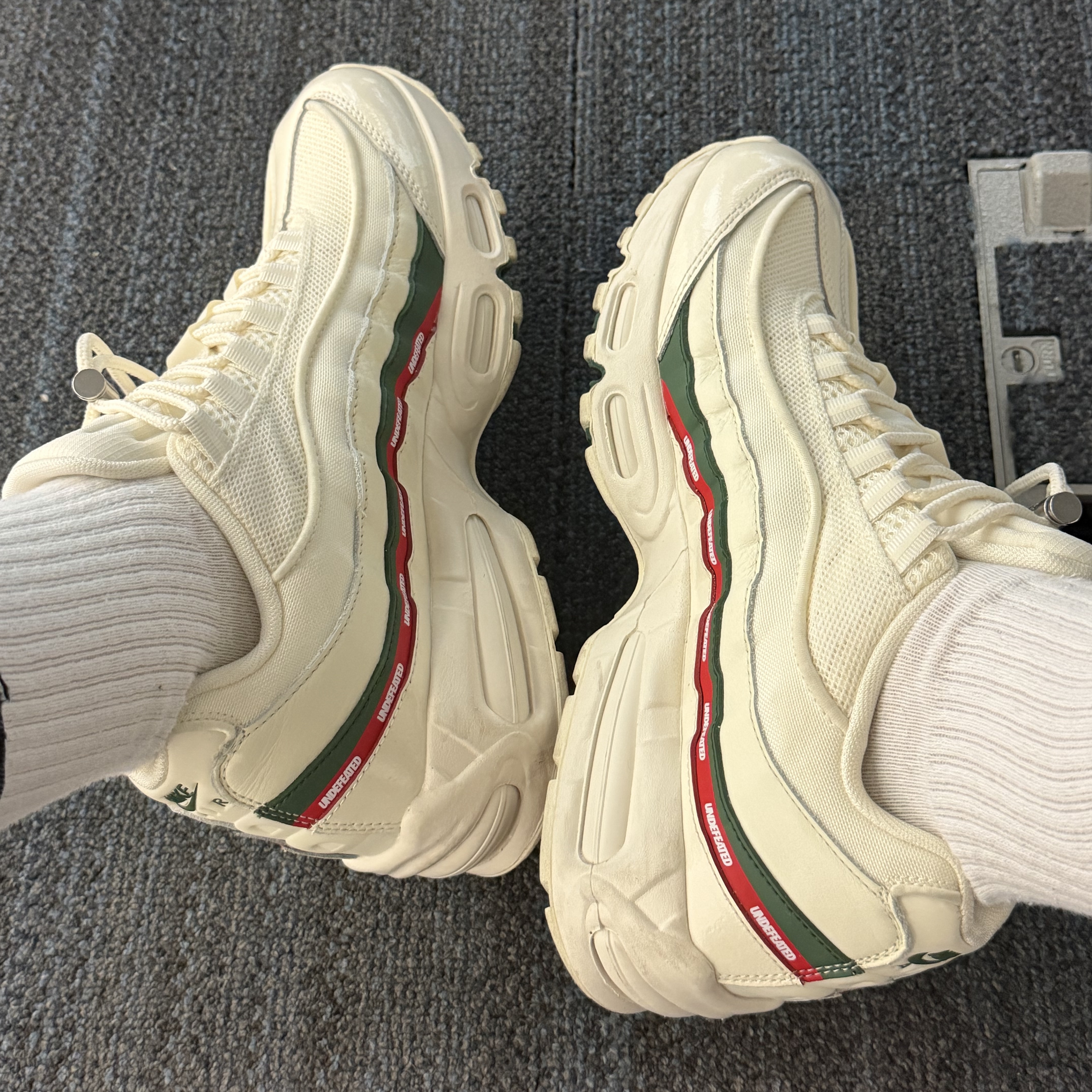 Nike x Undefeated Air Max 95 SP White 착용 스타일