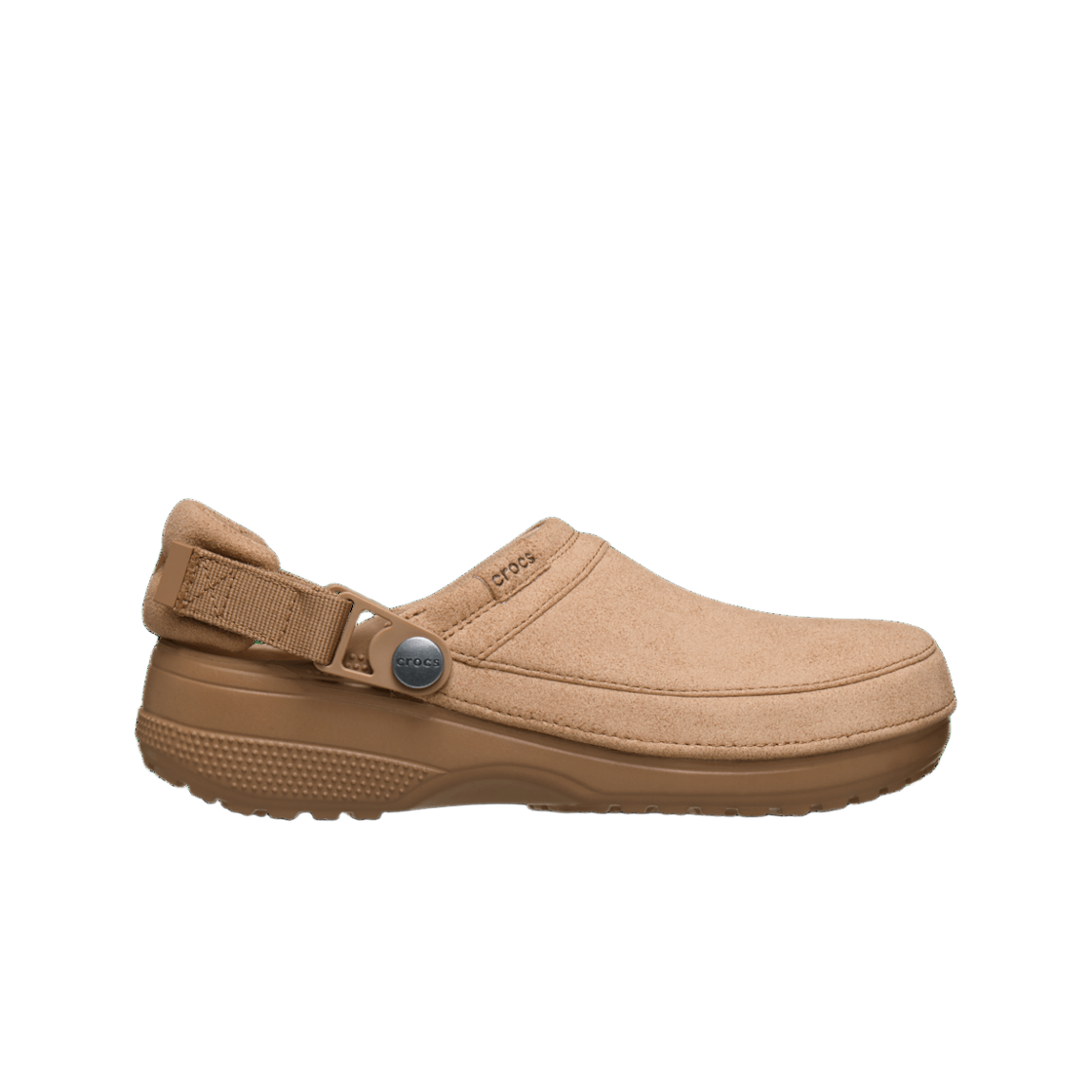 크록스 클래식 크래프티드 비건 스웨이드 클로그 밀크 초콜릿(Crocs Classic Crafted Vegan Suede Clog Milk Chocolate) - 1