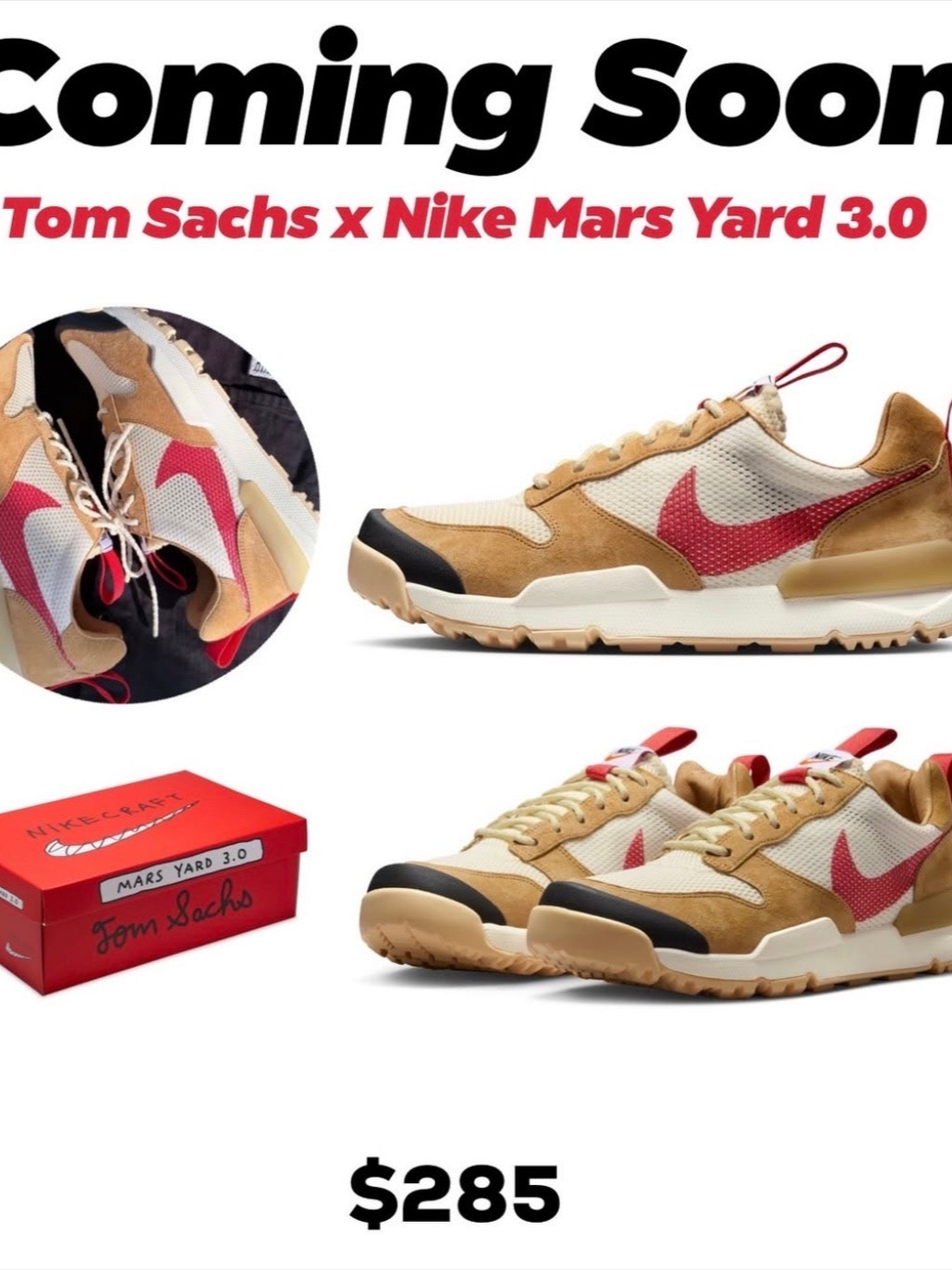 Nike x Tom Sachs Mars Yard Shoe 3.0 Space Camp 착용 스타일 - 1