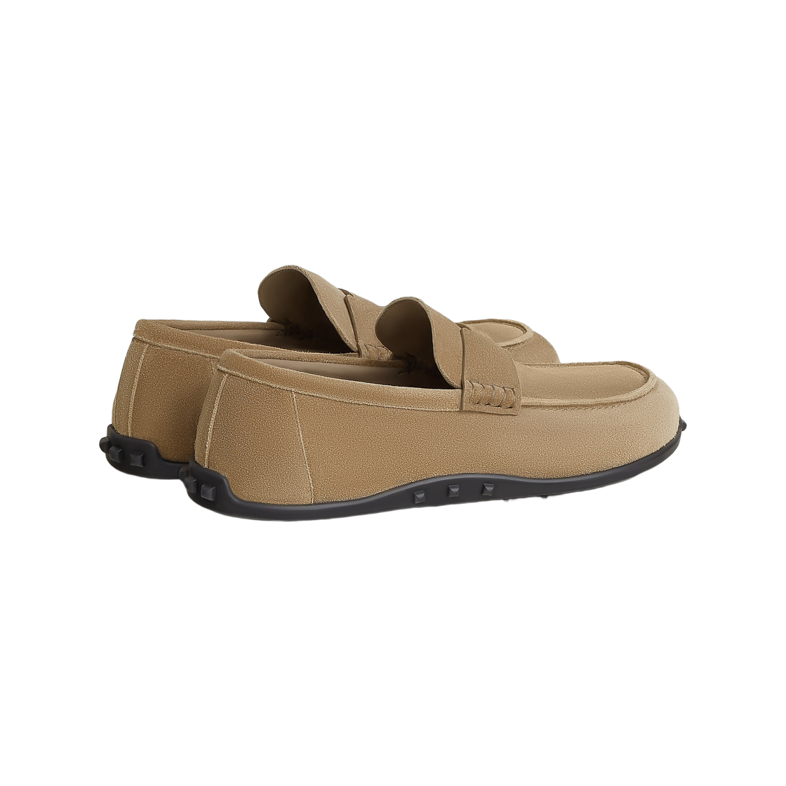 에르메스 레이지 로퍼 스웨이드 카프스킨 & 베쥬 사블르(Hermes Lazy Loafer Suede Calfskin & Beige Sable) - 3