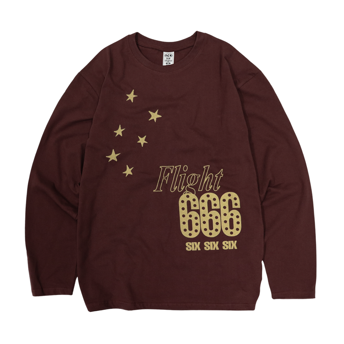 디파이클럽로버스 플라이트 666 롱슬리브 브라운(DEFYCLUBROBBERS Flight 666 LS Brown)