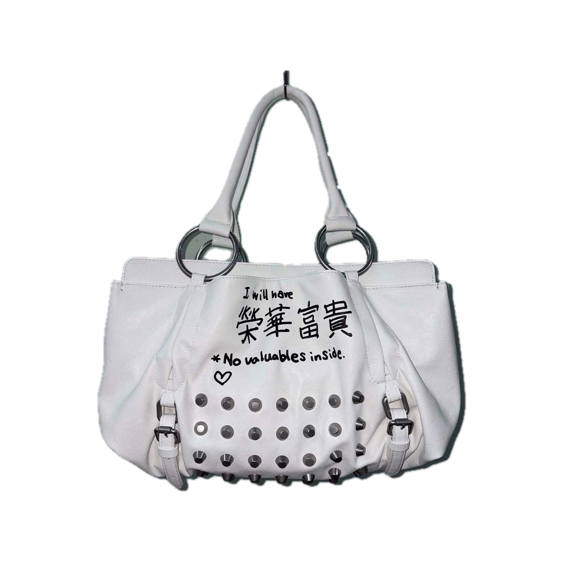 SC26S505WH Sculptor Millionaire Tote Bag White