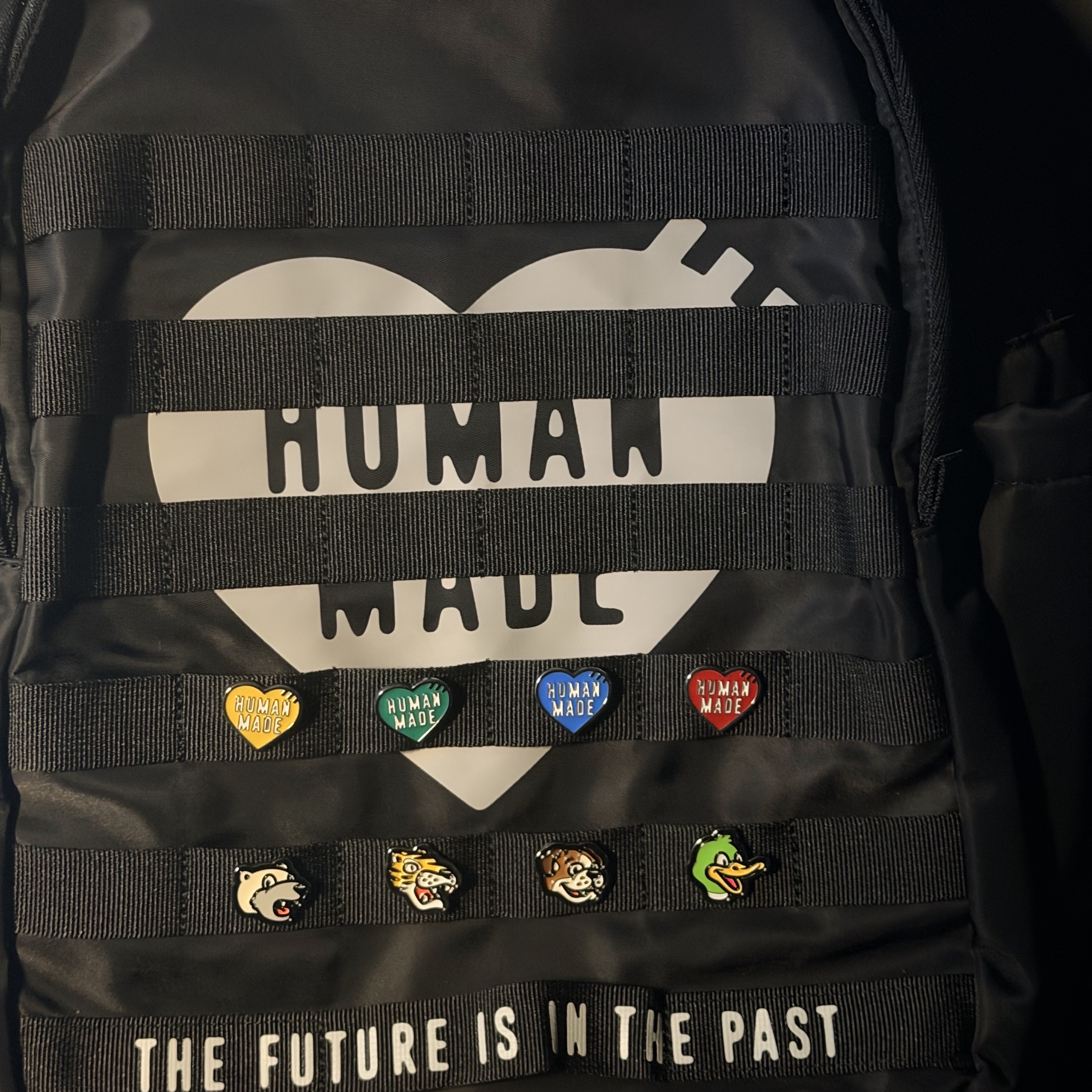 Human Made Military Backpack Black 착용 스타일