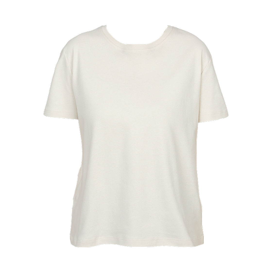 (W) S 막스마라 벨라 코튼 티셔츠 베이지((W) S Max Mara Bella Cotton T-Shirt Beige)