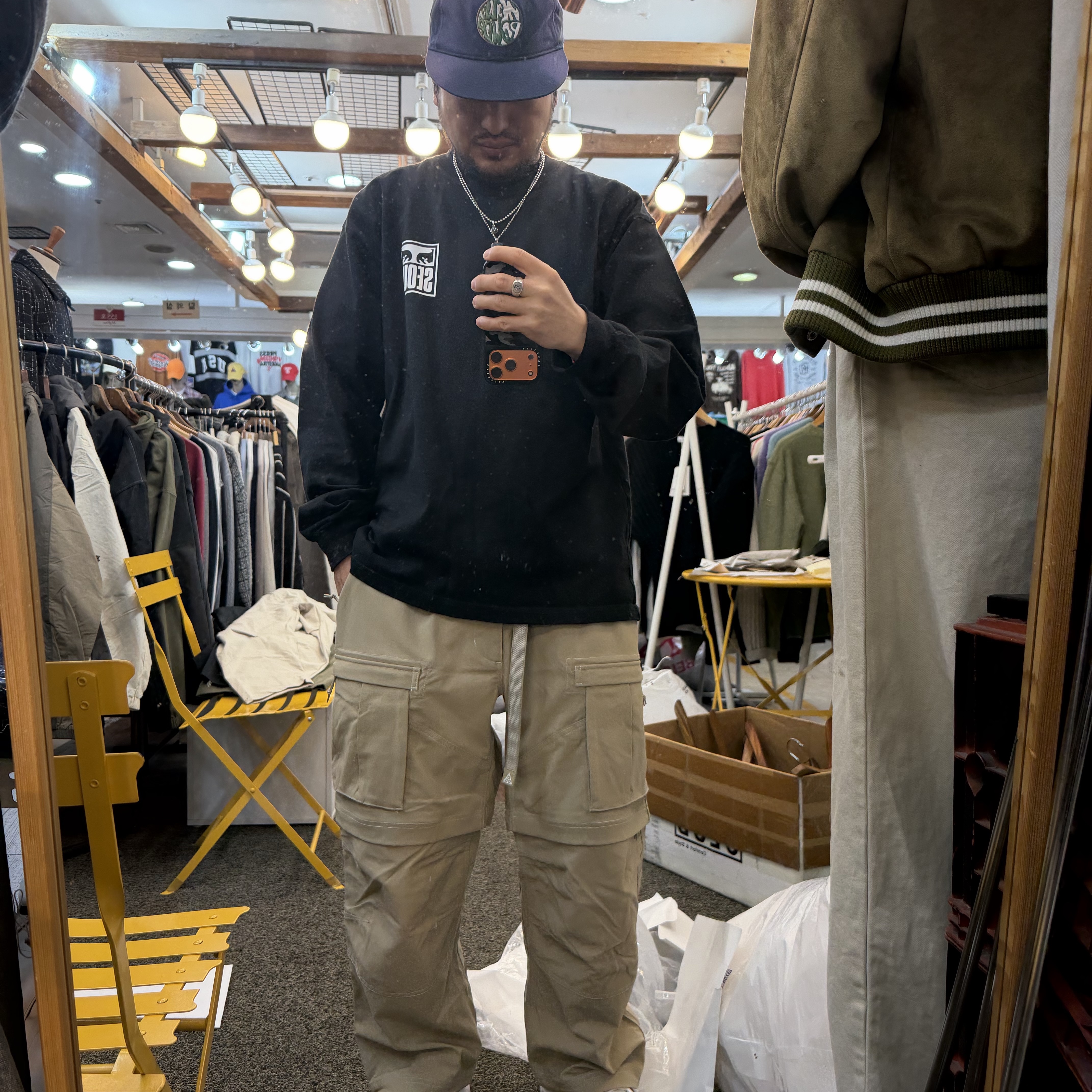 Nike ACG Smith Summit Cargo Pants Khaki Iron Ore - Asia 착용 스타일