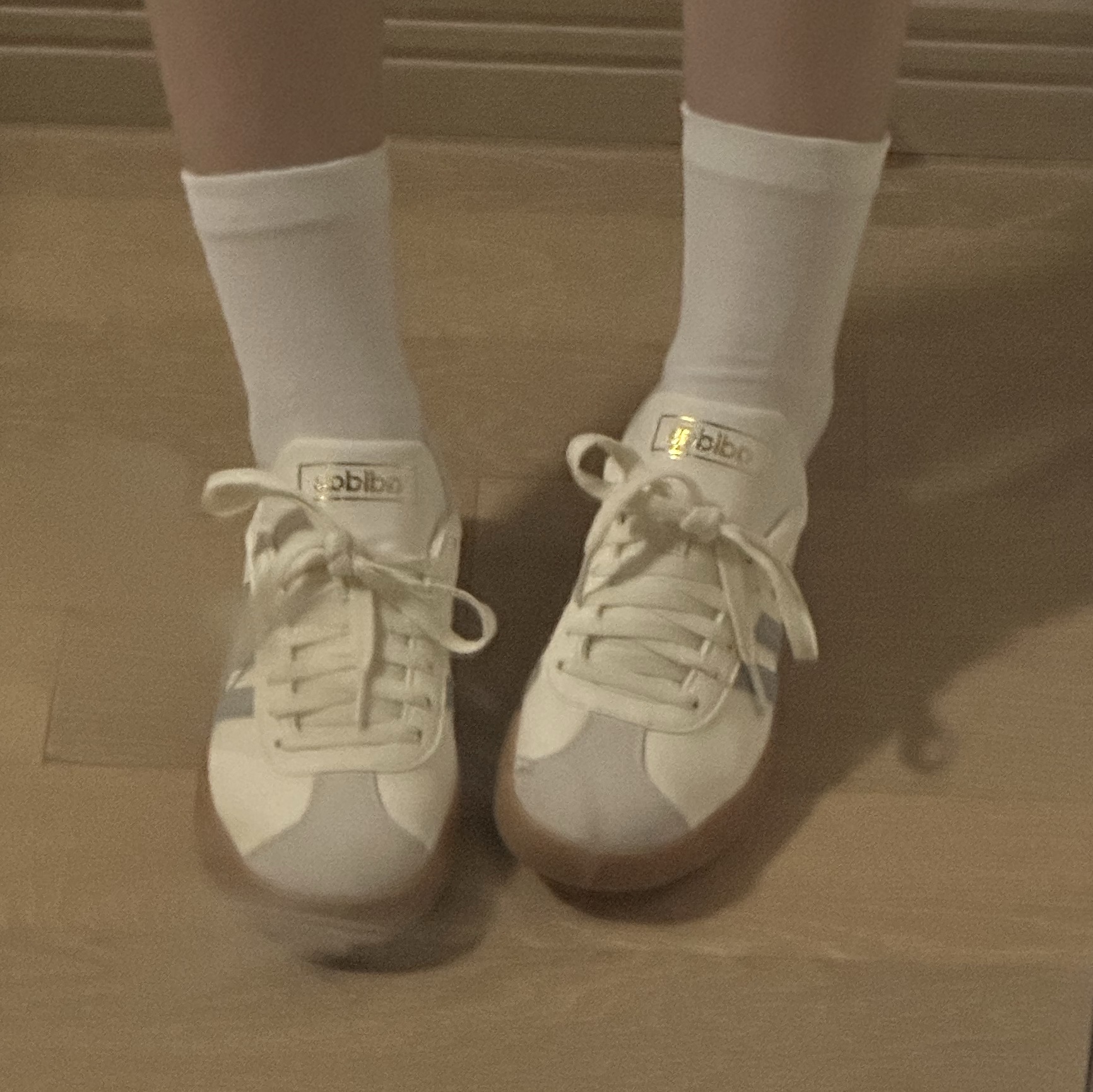 Adidas Neo VL Court 2.0 White Blue 착용 스타일