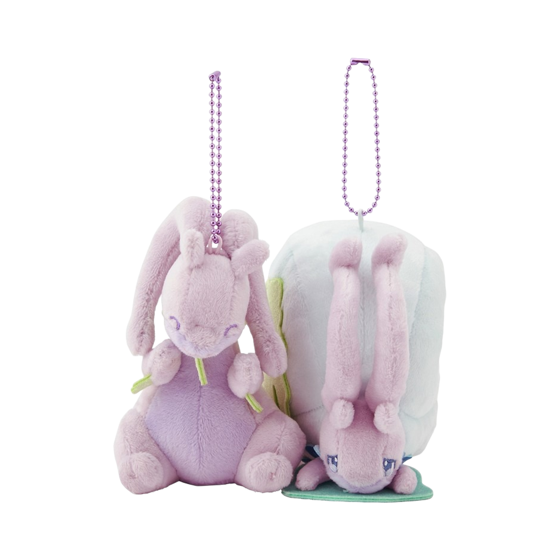 포켓몬 센터 자석 마스코트 키링 너랑 나랑 미끄래곤(Pokemon Center Magnet Mascot Keyring Parallel Pairs Goodra & Hisuian Goodra)